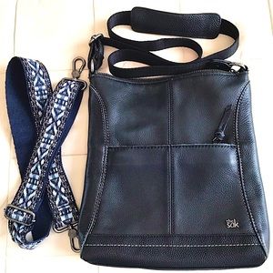 The Sak black leather bag like-new!
